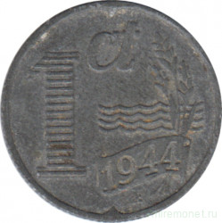 Монета. Нидерланды. 1 цент 1944 год.