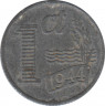 Монета. Нидерланды. 1 цент 1944 год. ав.