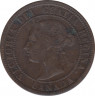 Монета. Канада. 1 цент 1901 год. рев.