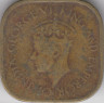 Монета. Цейлон (Шри-Ланка). 5 центов 1944 год. рев.
