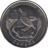 Монета. Канада. 25 центов 2005 год. 100 лет провинции Саскачеван. ав.