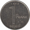Монета. Бельгия. 1 франк 1998 год. BELGIE. ав.