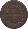 Монета. Британское Северное Борнео. 1 цент 1888 год. рев.