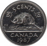 Монета. Канада. 5 центов 1987 год. ав.
