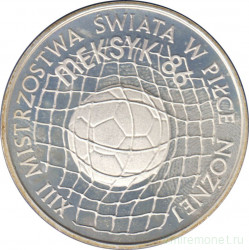 Монета. Польша. 500 злотых 1986 год. Чемпионат мира по футболу 1986 года в Мексике.