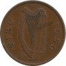 Монета. Ирландия. 1 пенни 1950 год. ав.