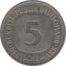 Монета. ФРГ. 5 марок 1986 год. Монетный двор - Карлсруэ (G). рев.