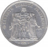 Монета. Франция. 5 франков 1873 год. А. ав.