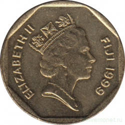 Монета. Фиджи. 1 доллар 1999 год.