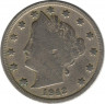 Монета. США. 5 центов 1912 год.