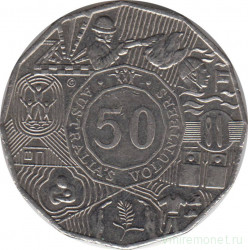 Монета. Австралия. 50 центов 2003 год. Австралийские волонтёры.