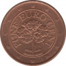 Монета. Австрия. 5 центов 2005 год. ав.