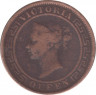 Монета. Цейлон (Шри-Ланка). 1 цент 1870 год. рев.