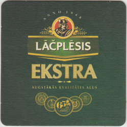 Подставка. Пиво  "Lāčplēsis Ekstra". Латвия.