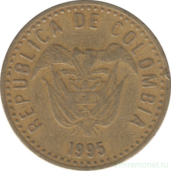Монета. Колумбия. 100 песо 1995 год.