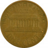 Монета. США. 1 цент 1966 год. рев