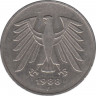 Монета. ФРГ. 5 марок 1988 год. Монетный двор - Штутгарт (F). ав.