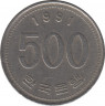 Монета. Южная Корея. 500 вон 1991 год.  ав.
