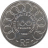 Монета. Франция. 100 франков 1992 год. Жан Монне. рев.
