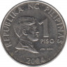 Монета. Филиппины. 1 песо 2004 год. ав.