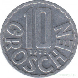 Монета. Австрия. 10 грошей 1976 год.