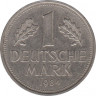 Монета. ФРГ. 1 марка 1984 год. Монетный двор - Гамбург (J).