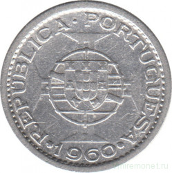 Монета. Мозамбик. 5 эскудо 1960 год.