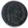 Монета. Польша. 1 солид 1663 год. Ян II Казимир. (Литва).