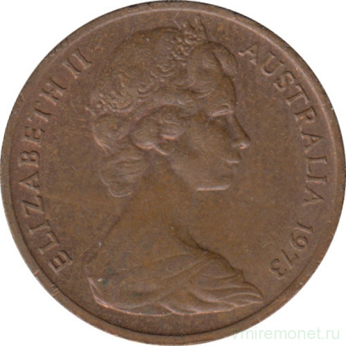Монета. Австралия. 1 цент 1973 год.