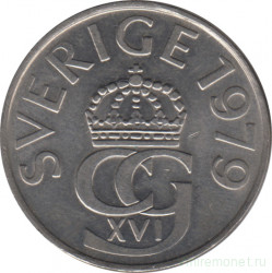 Монета. Швеция. 5 крон 1979 год.