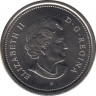 Монета. Канада. 25 центов 2005 год. 100 лет провинции Альберта. рев.