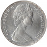 Монета. Багамские острова. 5 долларов 1969 год.
