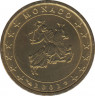 Монета. Монако. 10 центов 2002 год. ав.