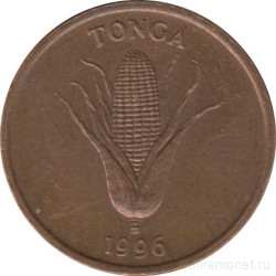 Монета. Тонга. 1 сенити 1996 год. 