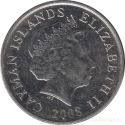 Монета. Каймановы острова. 10 центов 2008 год.