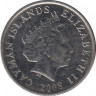 Монета. Каймановы острова. 10 центов 2008 год. ав.