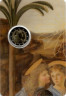 Монета. Сан-Марино. 2 евро 2019 год. 500 лет со дня смерти Леонардо да Винчи. Буклет, коинкарта.