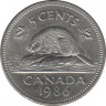 Монета. Канада. 5 центов 1986 год. ав.