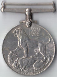 Медаль. Великобритания. За победу во Второй Мировой войне 1939-1945 гг.