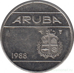 Монета. Аруба. 10 центов 1988 год.