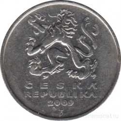 Монета. Чехия. 5 крон 2009 год.