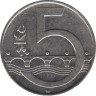 Монета. Чехия. 5 крон 2009 год. рев.
