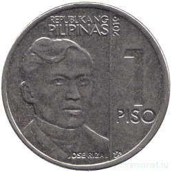 Монета. Филиппины. 1 песо 2019 год.