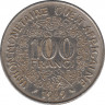 Монета. Западноафриканский экономический и валютный союз (ВСЕАО). 100 франков 1969 год. ав.