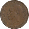 Монета. Танзания. 5 центов 1966 год.