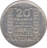 Монета. Франция. 20 франков 1933 год. ав.