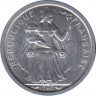 Монета. Французская Полинезия. 50 сантимов 1965 год. ав.