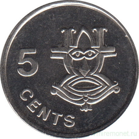 Монета. Соломоновы острова. 5 центов 1993 год.