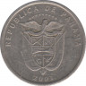 Монета. Панама. 0.01 бальбоа 2001 год. ав.