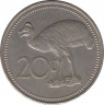 Монета. Папуа - Новая Гвинея. 20 тойя 1975 год. рев.
